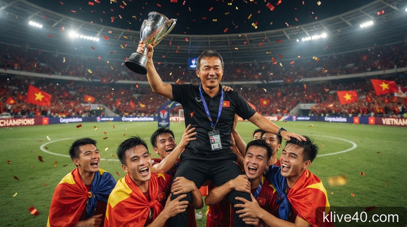 Việt Nam bảo vệ thành công ngôi vương ASEAN Cup 2026: Dấu ấn lịch sử của HLV Kim Sang Sik