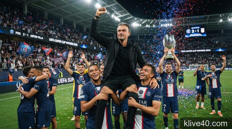 PSG đăng quang Siêu cúp châu Âu 2026: Lời khẳng định đanh thép của Luis Enrique